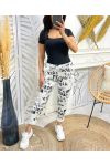 PRINTED COTTON JOGG PANTS 2 POCKETS PE1075-10