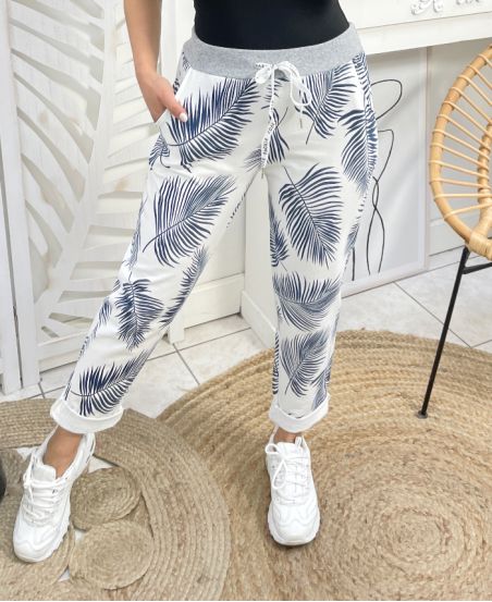 PRINTED COTTON JOGG PANTS 2 POCKETS PE1075-20