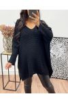 MAGLIA CHUNKY KNIT AH250036 NERO