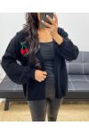 GILET CHERRY ADDICTED AH250160 NERO