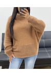 SOFT TURTLENECK SWEATER AH250596 CAMEL