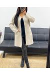 SOFT 2-POCKET COAT AH250511 BEIGE