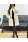 SOFT 2-POCKET COAT AH250511 ECRU