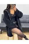 GIACCA CON CAPPUCCIO AH250545 NERA