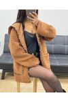 VESTE MOUMOUTE A CAPUCHE AH250545 CAMEL