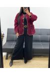 MOUMOUTE WOOL JACKET DETAILS LEO AH250550 BURGUNDY