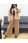MOUMOUTE WOOL JACKET DETAILS LEO AH250550 BEIGE