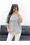 PE0830 WHITE SAILOR SWEATSHIRT