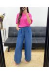 BLUSA TASCA IN GARZA DI COTONE PE0457 FUCSIA