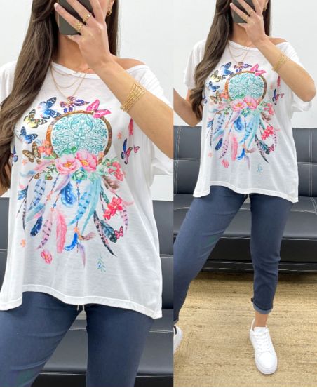LOCKER BEDRUCKTES T-SHIRT SS0209 DREAM CATCHER