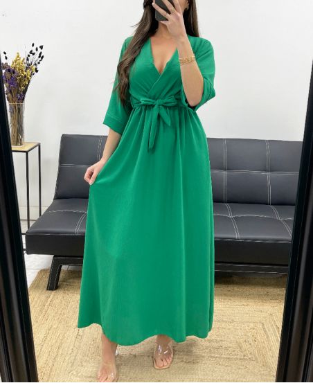 LANGES KLEID PE0859 SMARAGD