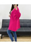 PE0058 GILET IN MAGLIA FUCSIA