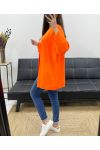 PE0058 CHALECO DE PUNTO NARANJA
