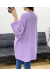 PE0058 GILET IN MAGLIA LILLA