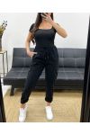PE1034 PANTALONE CARGO NERO