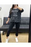 SWEAT-SHIRT COTON PE0826 ECRITURES