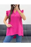 FUNDA CON VOLANTES PE1076 FUSHIA