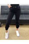 4-PACK OF TROUSERS + BELT M-L-XL-XXL PE0142 BLACK