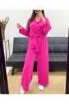 CONJUNTO CAMISA + PANTÓN SS1053 FUSHIA