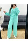 SET CAMICIA + PANTALONE SS1053 VERDE PASTELLO
