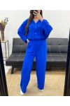 SET CAMICIA + PANTALONE SS1053 BLU ROYAL