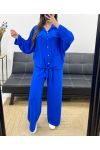 SET CAMICIA + PANTALONE SS1053 BLU ROYAL