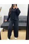 CONJUNTO CAMISA + PANTS PE1053 NEGRO