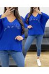 JERSEY LA VIE EST BELLE SS1016 AZUL REAL