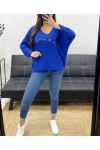 JERSEY LA VIE EST BELLE SS1016 AZUL REAL