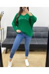 SUÉTER LIFE IS BEAUTIFUL SS1016 ESMERALDA