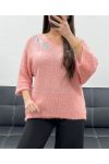 JERSEY SUAVE DE 3 ESTRELLAS PE1197 ROSA