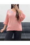 JERSEY SUAVE DE 3 ESTRELLAS PE1197 ROSA