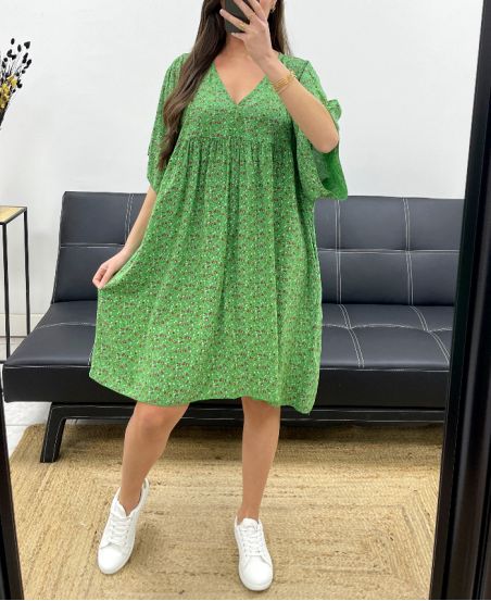 ROBE LIBERTY FLUIDE AMPLE PE1162 VERT