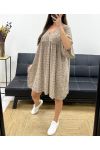 ROBE LIBERTY FLUIDE AMPLE PE1162 TAUPE