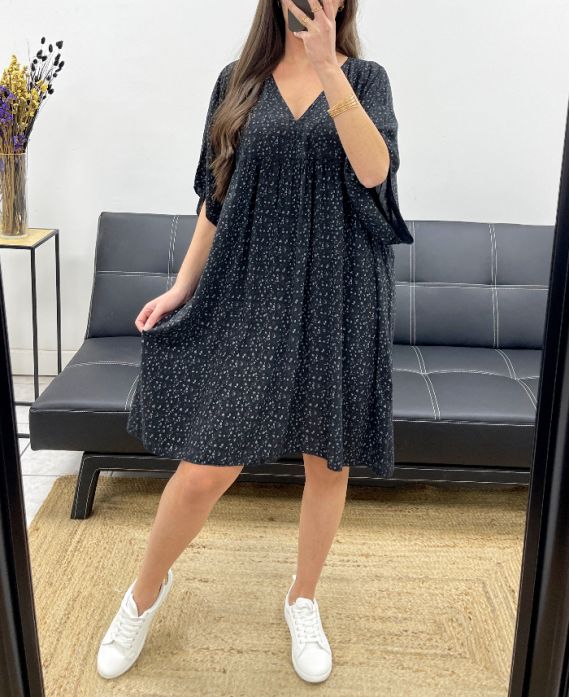 ROBE LIBERTY FLUIDE AMPLE PE1162 NOIR
