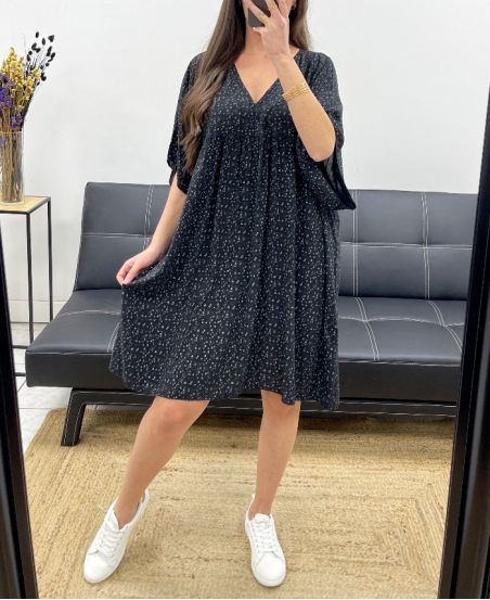 ROBE LIBERTY FLUIDE AMPLE PE1162 NOIR