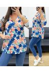 CAMISA ESTAMPADA PE31 AZUL MARINO