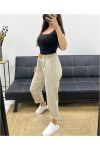 LOSSE BROEK + TAILLEBAND PE0310 BEIGE