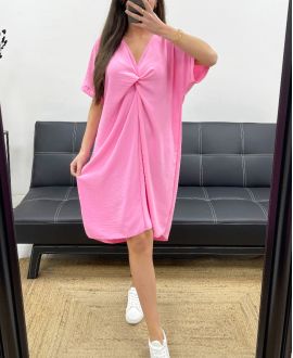 ABITO OVERSIZE PE812 ROSA