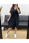 OVERSIZED PE812 KLEID SCHWARZ