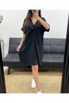 OVERSIZED PE812 KLEID SCHWARZ