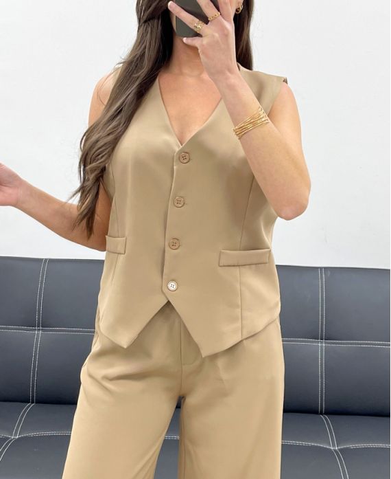 PAK VEST PE1299 CAMEL
