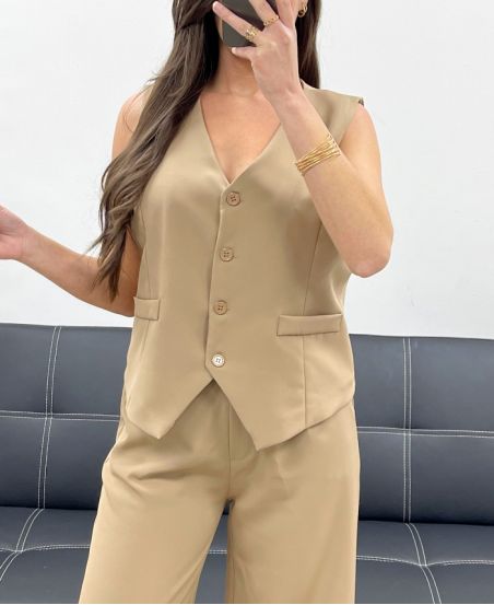 PAK VEST PE1299 CAMEL