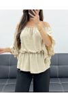 TOP PERLES PE0007 BEIGE