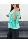 TOP PERLES PE0007 VERT PASTEL