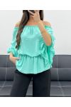 TOP PERLES PE0007 VERT PASTEL