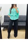 TOP PERLES PE0007 VERT PASTEL