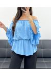 TOP PERLES PE0007 BLEU CIEL