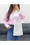 GESTREIFTES PE1141 ROSA HEMD