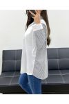 CAMISA DE RAYAS PE1141 NEGRO